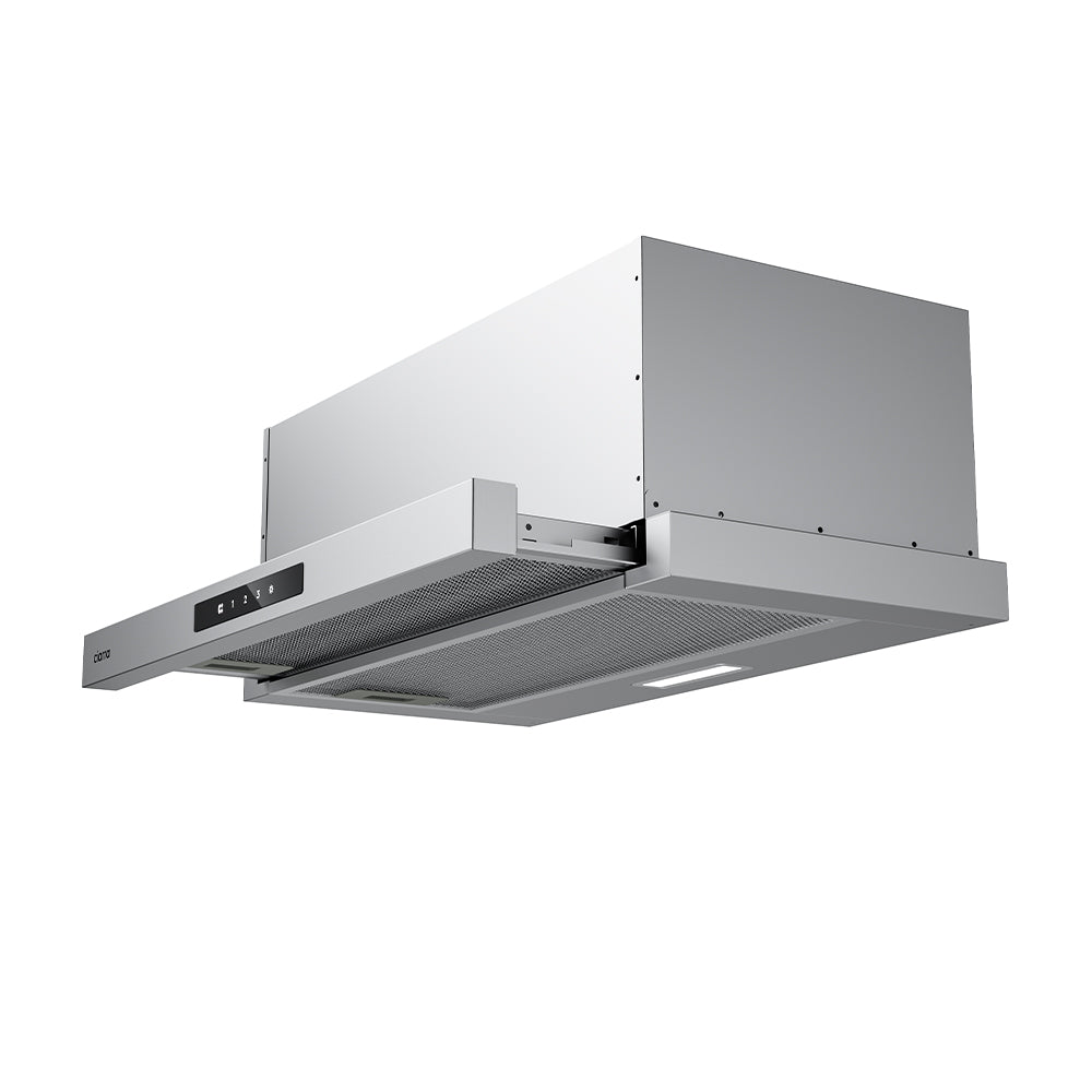 Ciarra Hotte Télescopique 60cm Encastrable Classe A+, Tactile, LED CBCS6909A-OW
