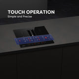 Ciarra ONE 59cm Electric Induction Hob with Integrated Plasma System CBBEH594BBF Extractor Hob