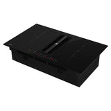 Ciarra ONE 83cm Electric Induction Hob with Integrated Plasma System CBBEH834BBFF Extractor Hob