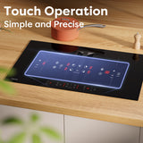 Ciarra ONE 83cm Electric Induction Hob with Integrated Plasma System CBBEH834BBF Extractor Hob