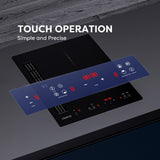 Ciarra ONE 39cm Electric Induction Hob with Integrated Plasma System CBBEH392B Extractor Hob