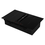 Ciarra ONE 83cm Electric Induction Hob with Integrated Plasma System CBBEH834BBF Extractor Hob