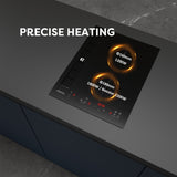 Ciarra ONE 39cm Electric Induction Hob with Integrated Plasma System CBBEH392B Extractor Hob