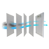 Ciarra A+++ Hotte Murale 60cm 650m³/h Verre Inox CBCS6506B-OW