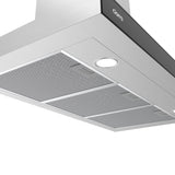 Ciarra Campana extractora de pared de 90cm con control táctil CBCS9102-OW