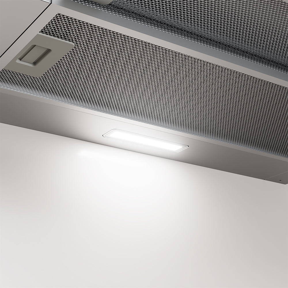 Ciarra Hotte Télescopique 60cm Encastrable Classe A+, Tactile, LED CBCS6909A-OW