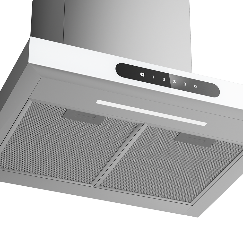 Ciarra Dynamic Campana extractora de pared con control táctil y Wifi 60cm CBCW6102-OW