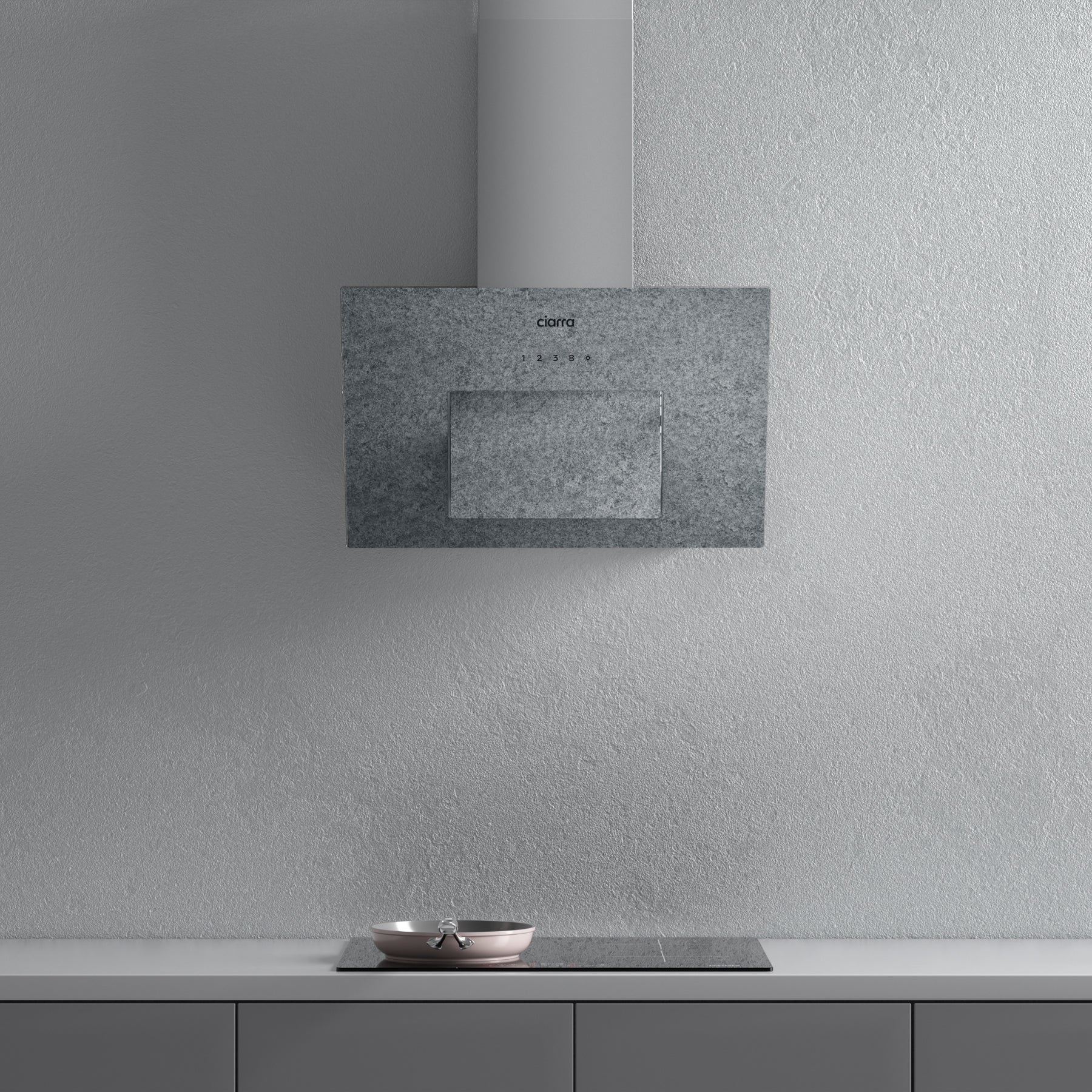Ciarra Hotte aspirante coudée 60cm WIFI et commande tactile CBCS6736L