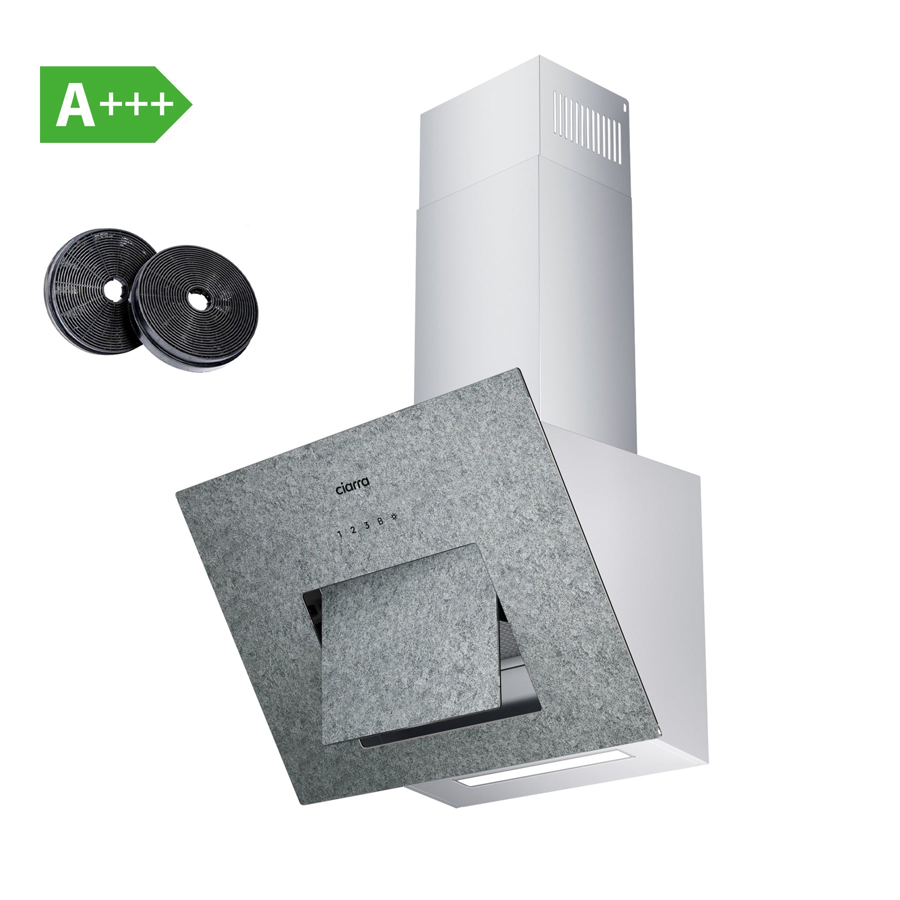 Ciarra Hotte aspirante coudée 60cm WIFI et commande tactile CBCS6736L