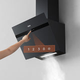 Ciarra Hotte Murale 60cm en Verre Dépol Anti-Traces A+++ Commande App/Wi-Fi CBCG6736H-G