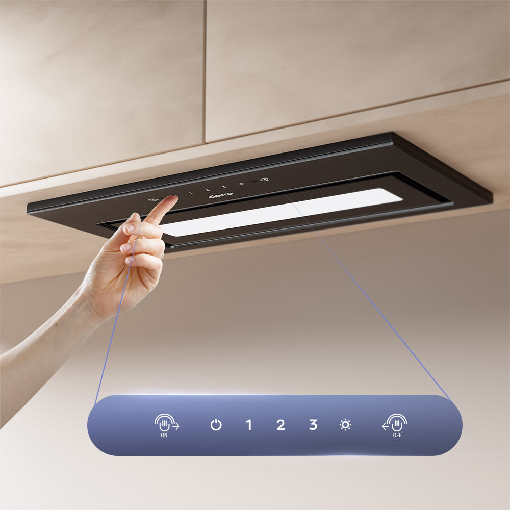 Ciarra Hotte Encastrable 52cm, Commande Gestuelle & Tactile, Silencieuse CBCB5931B-OW
