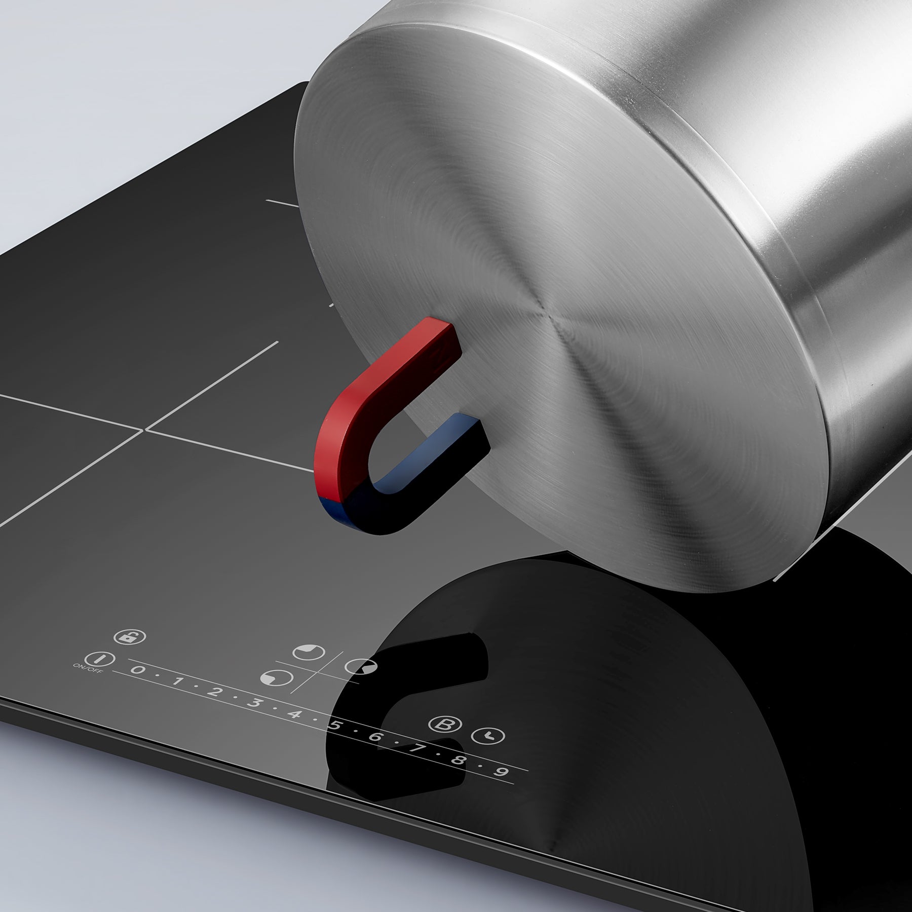 CIARRA 6200W Plaque à Induction Encastrable 3 Foyers Fonction Booster CBBIH3B-OW