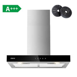 CIARRA Hotte Aspirante 60cm Classe A+++ 650m³/h 4 Vitesses CBCS6102-OW