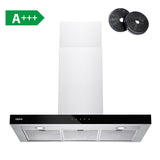 Ciarra Campana extractora de pared de 90cm con control táctil CBCS9102-OW