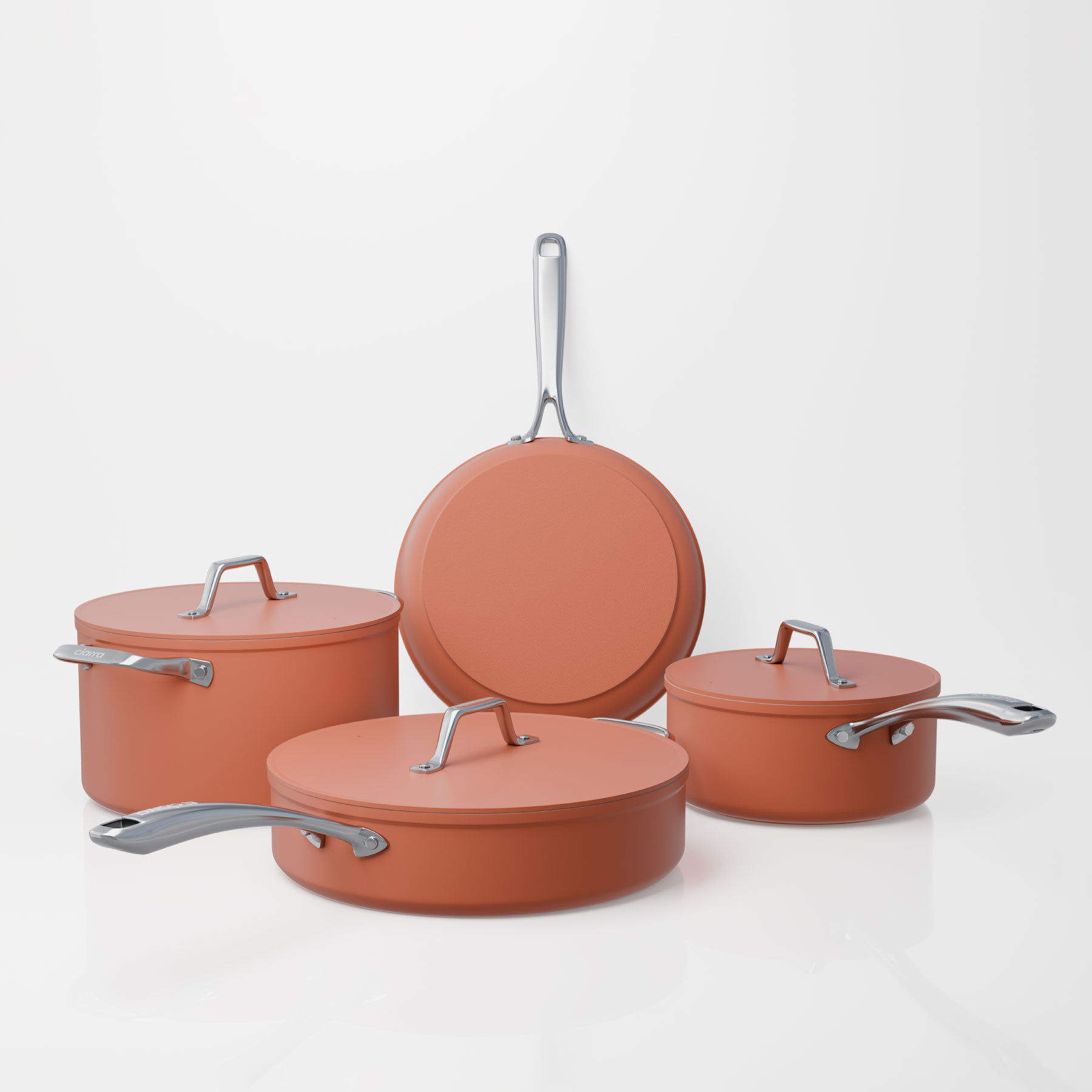 Ciarra Beyond Batterie de cuisine Orangina (4 pièces)