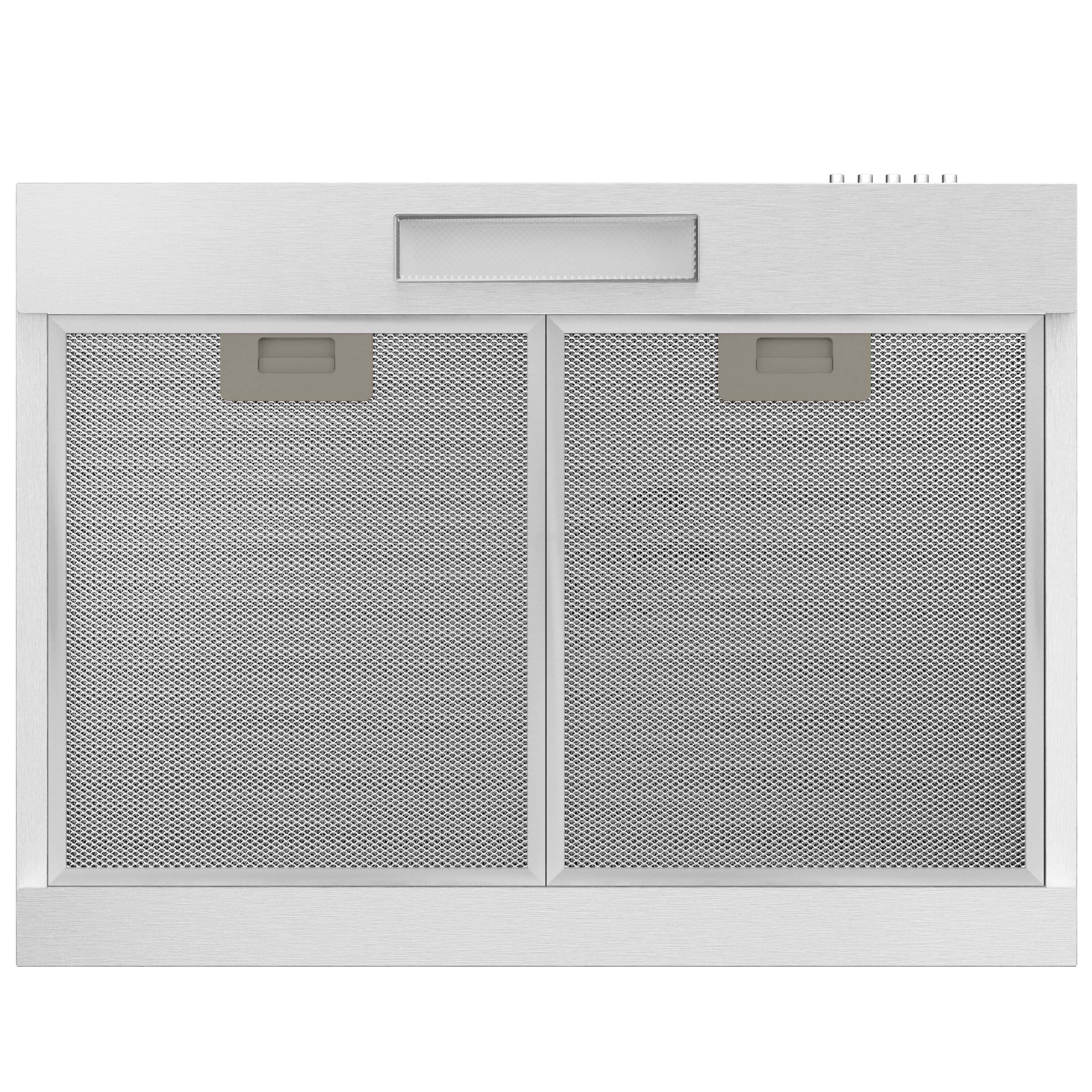 Ciarra Hotte Intégrée 60cm avec LED Eclairage Inox CBCS6903D-S