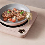 Ciarra Donut Plaque de Cuisson à Induction Portable Simple 2000W avec Minuterie 4 Heures | Sakura Candy