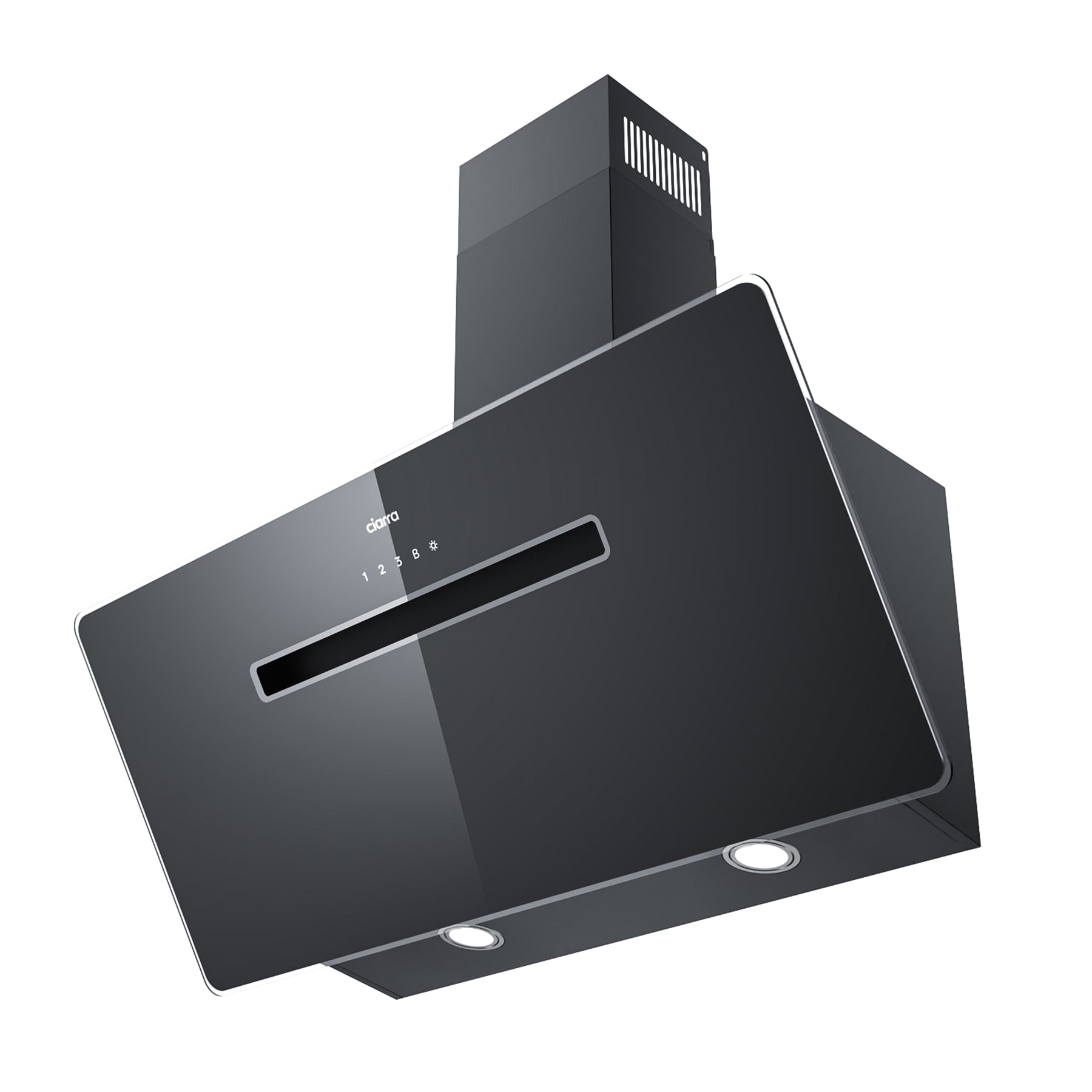 Ciarra Hotte Aspirante en Verre 90cm Avec Commande Tactile Booster A+++ CBCB9736F-B