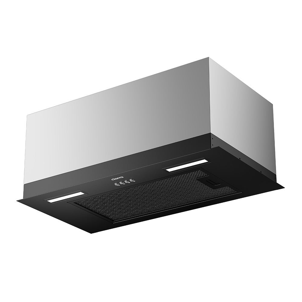 Ciarra Hotte de Cuisine Encastrable 60cm 3 Vitesses Noire CBCB6926A-OW