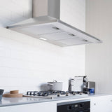 CIARRA Hotte Silencieux 90cm avec 3 Filtres à Graisse Inox CBCS9201-OW