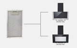 CIARRA Filtre à Graisse en Aluminium AL175310-OW pour Hotte Aspirante CBCB6736C-OW CBCB6736D-OW