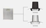 CIARRA Filtre à Graisse en Aluminium AL230259-OW pour Hotte Aspirante CBCS9506B-OW / CBCB9506B-OW