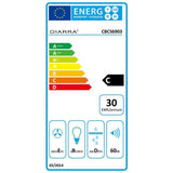 CIARRA Hotte Intégrée 60cm avec LED Eclairage Inox CBCS6903-OW