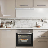 CIARRA Hotte Intégrée 60cm avec LED Eclairage Inox CBCS6903-OW