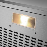 CIARRA Hotte Intégrée 60cm avec LED Eclairage Inox CBCS6903-OW