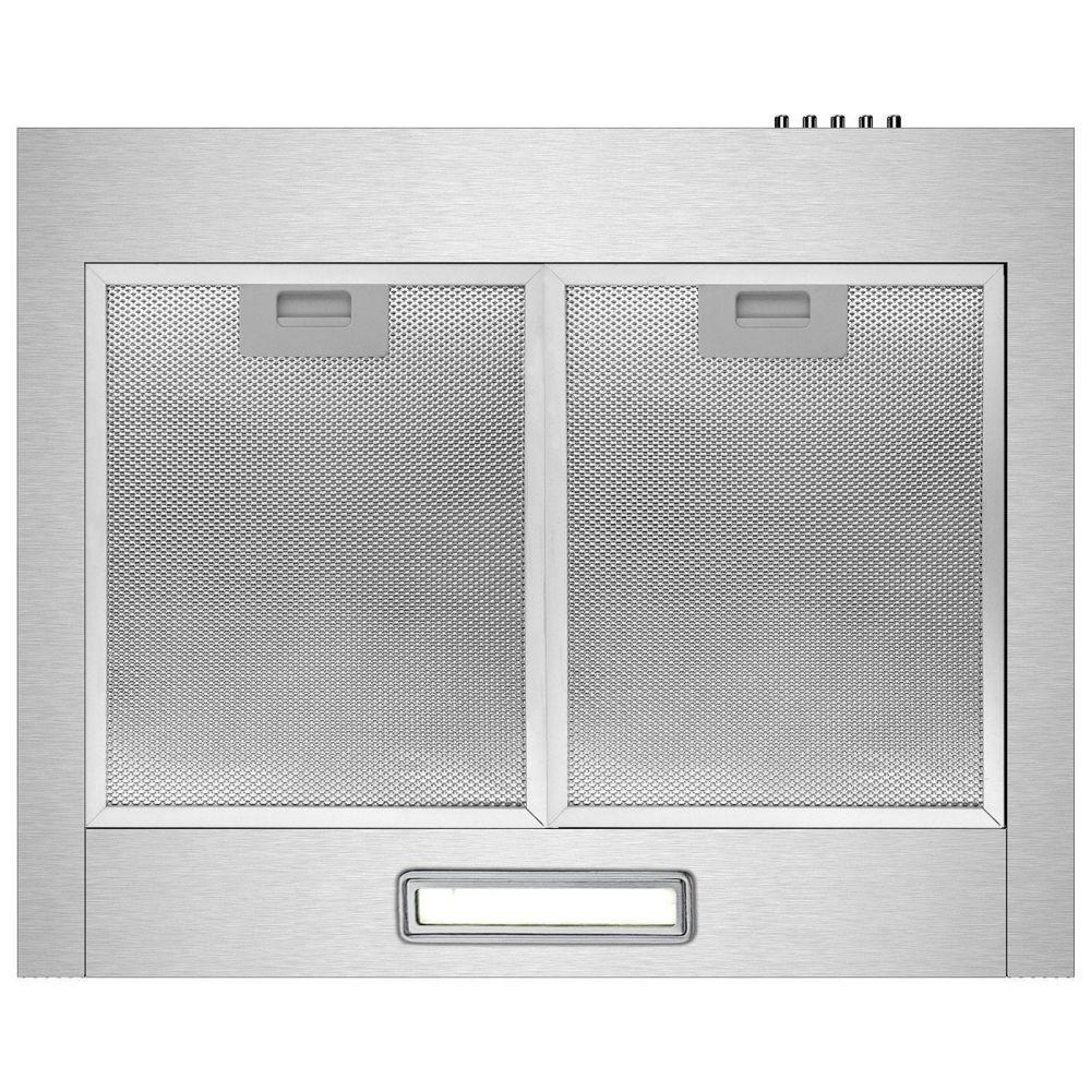 CIARRA Hotte Murale 60cm 370m³/h Recyclage ou Evacuation Classe A CBCS6201-OW