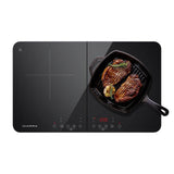 CIARRA Table de Cuisson Portable 2 Foyers 3500W CBTIH2-OW