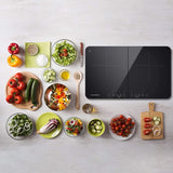 CIARRA Table de Cuisson Portable 2 Foyers 3500W CBTIH2-OW