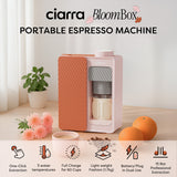Ciarra BloomBox Cafetiere Expresso Machine à Expresso Portable 15 Bar, Écologique Sans Capsule, Maison & Extérieur
