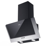 CIARRA Hotte Inclinée Silencieuse Classe A++ 3 Vitesses CBCB6736C-OW