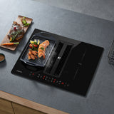 Ciarra ONE 59cm Electric Induction Hob with Integrated Plasma System CBBEH594BBFF Extractor Hob