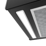 Ciarra Hotte Îlot Contrôle WIFI+APP 700m³/h Classe A+++ Noir CBCB4850-OW