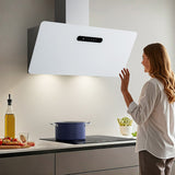 Ciarra Dynamic Hotte Aspirante 90cm Hotte Blanche WiFi APP Connectée 3 Vitesses Blanc CBCW9736K