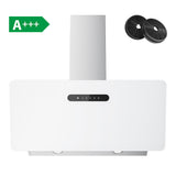 Ciarra Dynamic Hotte Aspirante 90cm Hotte Blanche WiFi APP Connectée 3 Vitesses Blanc CBCW9736K