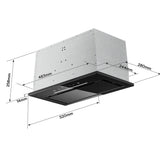 Ciarra 52cm Hotte Encastrable Contrôle par Geste & Tactile, Silencieuse CBCB5931A-OW