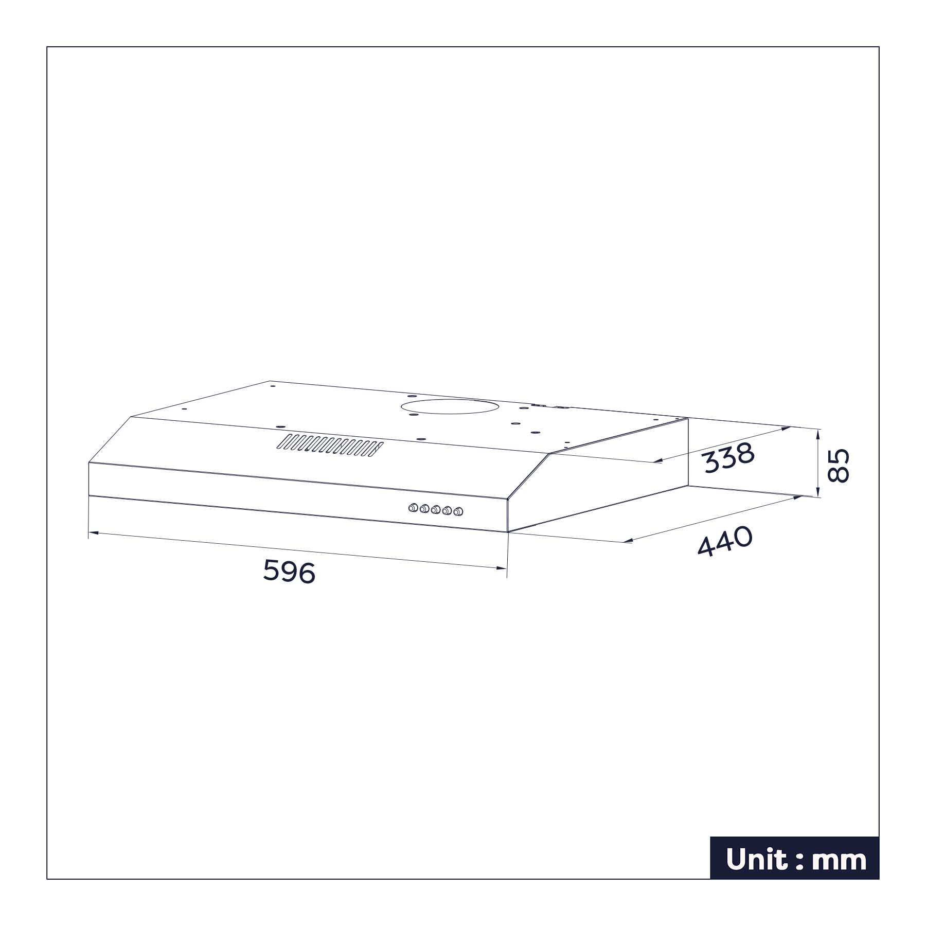 CIARRA CBCS6102 Hotte Aspirante 60cm 650 m³/h WiFi Tactile Inox CIARRA CBCS6102 Hotte Aspirante 60cm 650 m³/h WiFi Tactile Inox