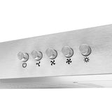 CIARRA Hotte Intégrée 60cm avec LED Eclairage Inox CBCS6903-OW