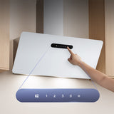 Ciarra Dynamic Hotte Aspirante 90cm Hotte Blanche WiFi APP Connectée 3 Vitesses Blanc CBCW9736K