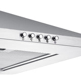 CIARRA Hotte Intégrée Groupe Filtrant 52cm 3 Vitesses Inox CBCS5913A-OW