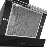Ciarra Hotte Inclinée 60cm A+++ Contrôle Tactile 4 Vitesses Noir CBCB6736N-OW