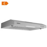 CIARRA Hotte Intégrée 60cm avec LED Eclairage Inox CBCS6903-OW