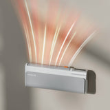 Ciarra Radiateur d appoint Chauffage Ceramique & Ventilateur 2-en-1 | Ultra Fin, 3 Vitesses de Ventilation, Arrêt Automatique, Coque Anti-brûlure