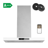 Ciarra Dynamic Hotte Aspirante 90cm Capteur Tactile + Wifi + Contrôle App CBCW9102-OW