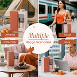 Ciarra BloomBox Cafetiere Expresso Machine à Expresso Portable 15 Bar, Écologique Sans Capsule, Maison & Extérieur