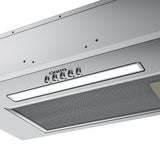 CIARRA Hotte Intégrée Groupe Filtrant 52cm 3 Vitesses Inox CBCS5913D