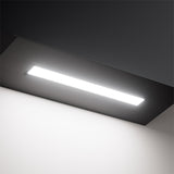 Ciarra Hotte Aspirante Decorative Hotte Noire Hotte Murale Inclinée 60cm avec Commandes Tactiles et Éclairage LED CBCB6765B-OW